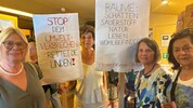 Die ProPlanet- Week bot ein umfangreiches Programm, beim Auftakt sorgte ein Protest für Wirbel.