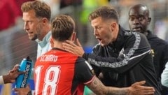 Baumgartner (re.) weiß genau, was in den Köpfen der Spieler vorgeht.