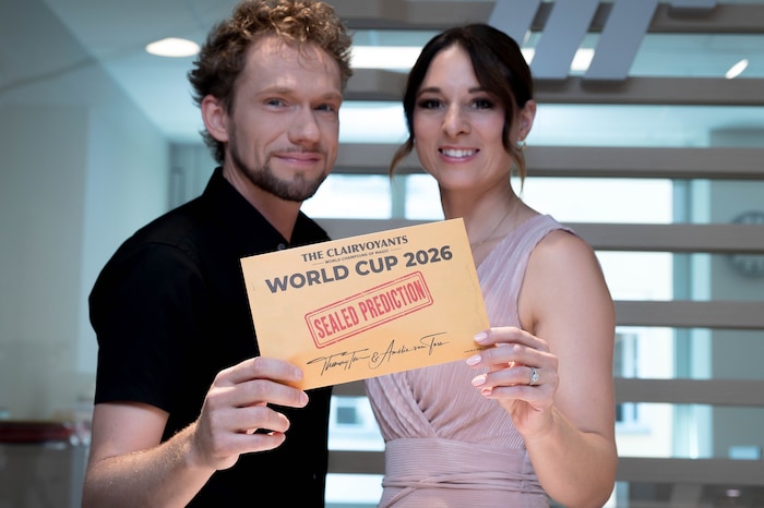 Thommy Ten & Amélie van Tass nach der Tipp-Abgabe