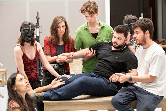 Probe zur neue Oper „Accabadora“.