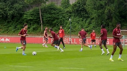 Vor dem freien Sonntag trainierte Red Bull Salzburg (Symboldbild) am Samstag noch einmal. 