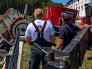 Kameraden der FF Bad Mühllacken rückten zur Bergung aus.