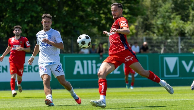 Rapid um Torschütze Ercan Kara gewann gegen den FAC mit 4:1.