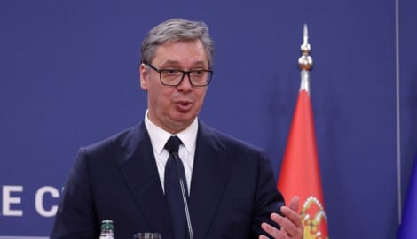 Serbiens Präsident Aleksandar Vucic hat am Samstag seinen Rücktritt und Neuwahlen angekündigt.