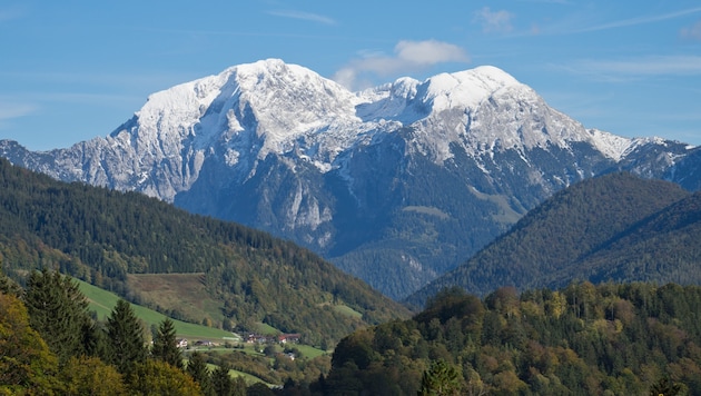 Die Westseite des Hohen Göll