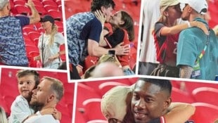 Frauen, Kinder, andere Familienmitglieder: Arnautovic, Gregoritsch und Co. holten sich eine ...