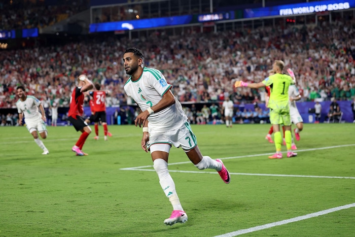 Riyad Mahrez brachte Algerien in der Nachspielzeit noch einmal in Führung.