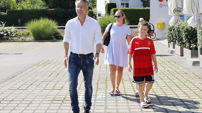 Kurt Hohensinner (ÖVP) mit Familie.