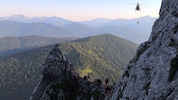 Mehrere Hubschrauber standen bei einer spektakulären Bergung in den Nordalpen im Einsatz.