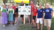 Die Jubiläumsvereine haben zum 410-Jahres-Fest eingeladen, darunter Regina Müllner ...
