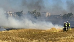 Für die Helfer war der Einsatz aufgrund der Hitze besonders fordernd.