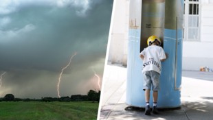 Österreich ist am Montag wettertechnisch zweigeteilt.