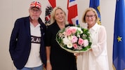 Mark Perry und Johanna Mikl-Leitner sagten Goodbye.
