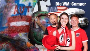 Die WM-Camper brachten (noch mehr) Farbe ins Spiel.