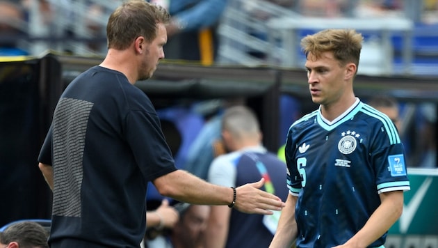 DFB-Teamchef Julian Nagelsmann und Kapitän Joshua Kimmich sind vor Paraguay gewarnt.