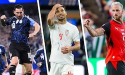 Lionel Messi (links) und Marko Arnautovic (rechts) konnten bisher überzeugen. Der Iran hingegen ...