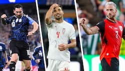 Lionel Messi (links) und Marko Arnautovic (rechts) konnten bisher überzeugen. Der Iran hingegen ...
