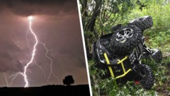 Ab Sonntagmittag gingen erste Gewitter nieder. Im Zillertal wurde durch Hagel ein ...