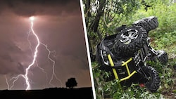 Ab Sonntagmittag gingen erste Gewitter nieder. Im Zillertal wurde durch Hagel ein ...