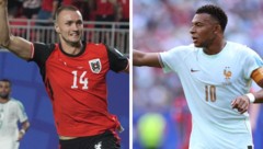 Sasa Kalajdzic und Kylian Mbappe