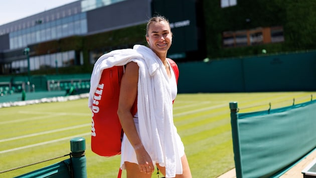 Will weiter kämpfen: die Nr. 1 der Damen, Aryna Sabalenka.