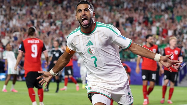 Riyad Mahrez versetzte ganz Österreich in Schockstarre.