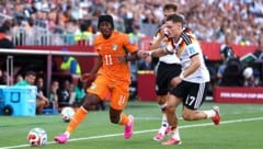 Yan Diomande (li.) machte auch Deutschland das Leben schwer.