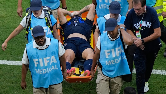 Manuel Ugarte verletzte sich bei der WM schwer.