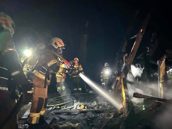 Die Jagdhütte war nur zu Fuß erreichbar.