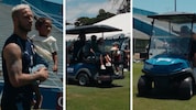 Marko Arnautovic und die Spritztour mit Kindern im Golfcart – süß!