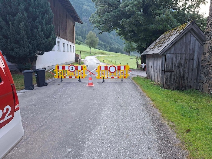 Die Straße im Untertal ist weiterhin gesperrt.