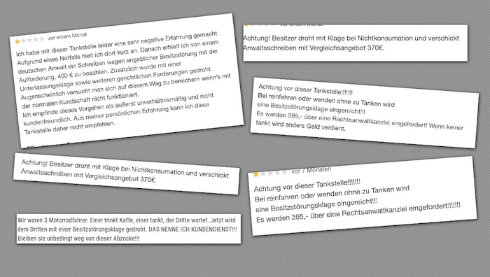 Im Internet häufen sich ebenfalls die Beschwerden. Kurz anhalten, wenden, Preise vergleichen ...