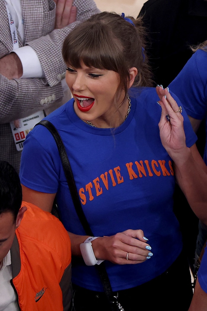 Taylor Swift im Madison Square Garden: Kurz vor den Finals zeigte sich der Popstar bestens ...