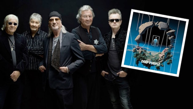 Unkaputtbare Rock-Dinosaurier. Deep Purple rund um Roger Glover (Mitte) und Gitarren-Neuling ...