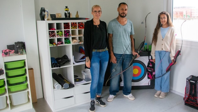 Martina, Thomas und Nayla Pusemann: Eine Familie, eine Leidenschaft. Der Bogensport ist für jede ...