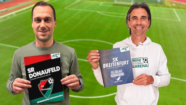 Michael Liendl und Paul Scharner sind Fans von stickerheld.at
