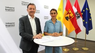 Nikolaus Berlakovich und Carina Laschober-Luif.