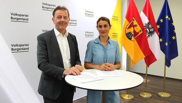Nikolaus Berlakovich und Carina Laschober-Luif.