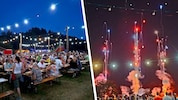 Trotz Hitze kamen mehr als 1000 Besucher zur Sonnwendfeier, das Feuerwerk wurde bejubelt.