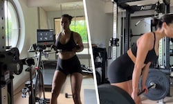 Amira Aly wehrt sich nach Kritik an ihrem Schwangerschafts-Workout: „Mein Körper. Meine ...