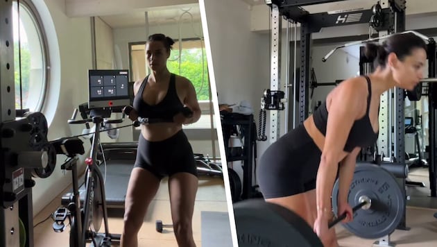 Amira Aly wehrt sich nach Kritik an ihrem Schwangerschafts-Workout: „Mein Körper. Meine ...