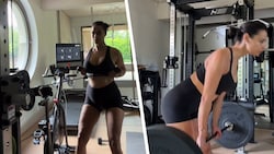 Amira Aly wehrt sich nach Kritik an ihrem Schwangerschafts-Workout: „Mein Körper. Meine ...