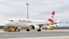Ein Airbus A320 im Auftrag der Austrian Airlines musste vergangenes Wochenende am Flughafen in ...