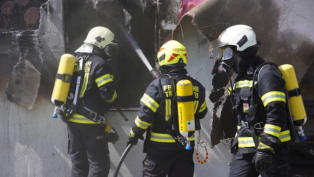 Der Einsatz fand bei sengender Hitze statt.
