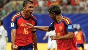 Rodri und Lamine Yamal