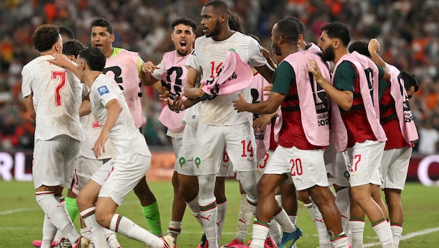 Huge celebrations for Morocco—they’ve advanced to the World Cup Round of 16, where they’ll face ...