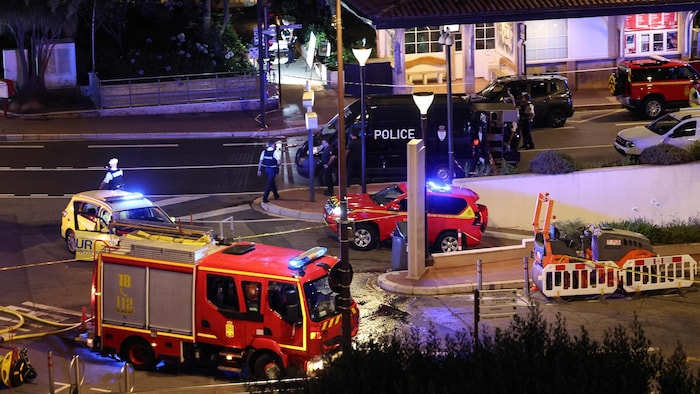 Einsatzkräfte am Tatort in Monaco