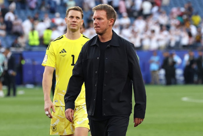 Julian Nagelsmann and Germany were eliminated early.