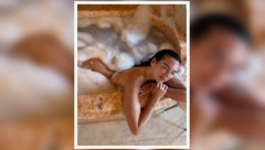 Luxus pur in den Flitterwochen: Dua Lipa genießt ein entspannendes Schaumbad in der legendären ...
