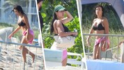 Sonne, Strand und gute Laune: Georgina Rodríguez lässt es sich mit Freunden in Palm Beach gut ...
